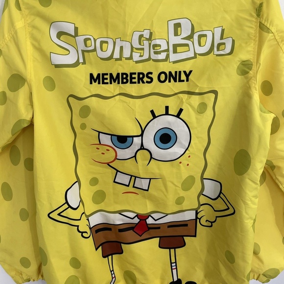 Men’s Members Only x Nickelodeon Spongebob Jacket Size SMALL - Picture 8 of 9